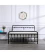 4FT6 Barbells Bedhead Decoration Iron Bed Black